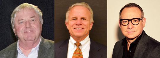 headshots of three men